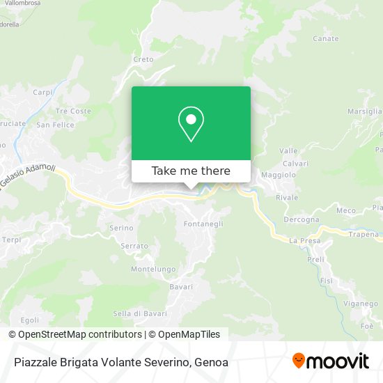 Piazzale Brigata Volante Severino map