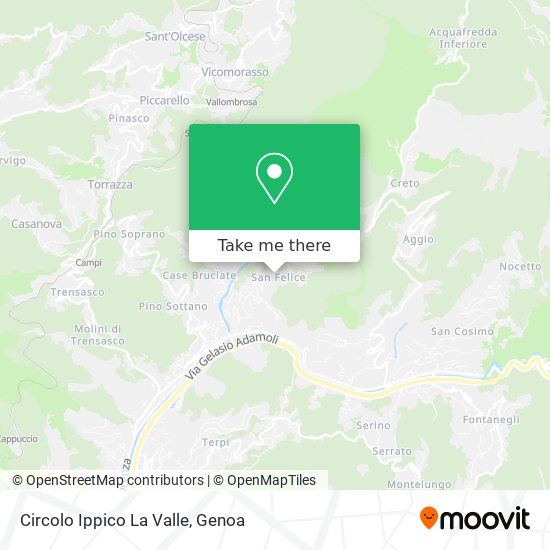 Circolo Ippico La Valle map