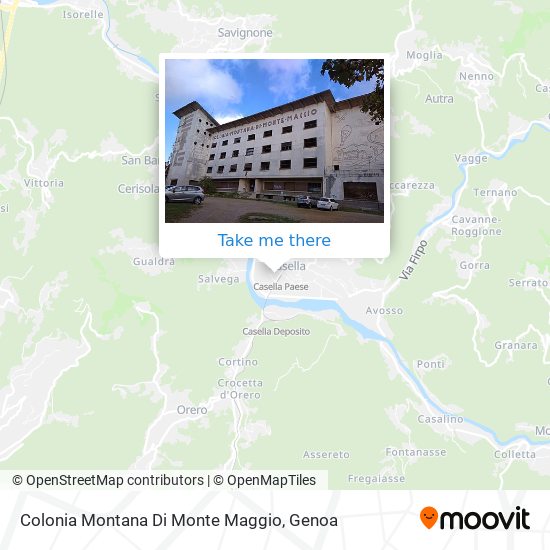 Colonia Montana Di Monte Maggio map