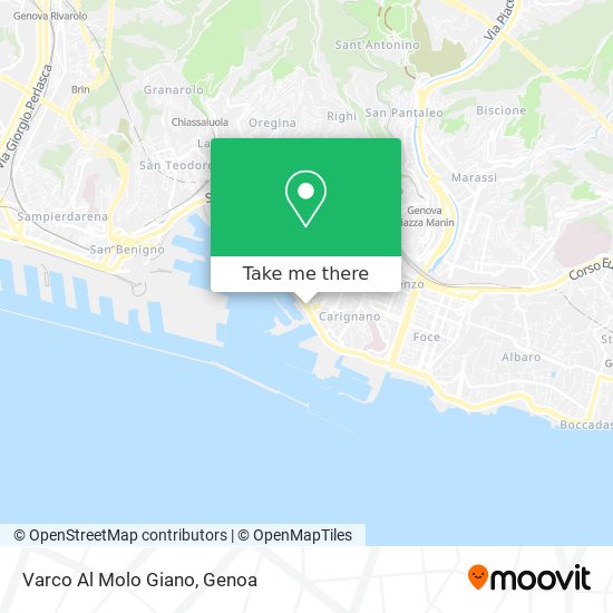 Varco Al Molo Giano map