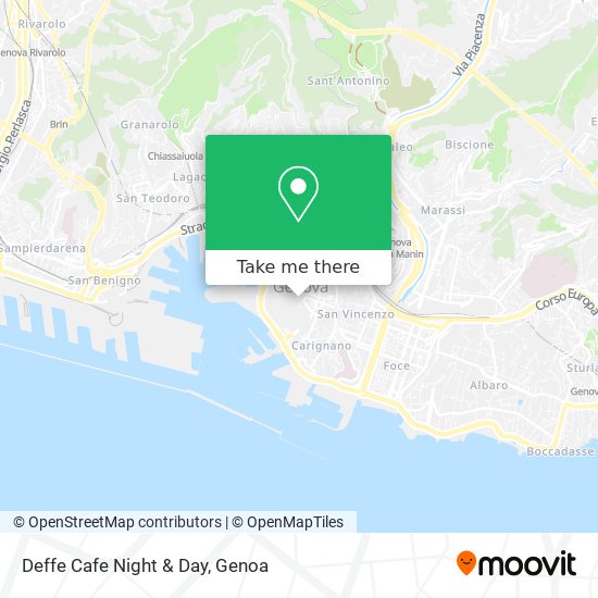 Deffe Cafe Night & Day map