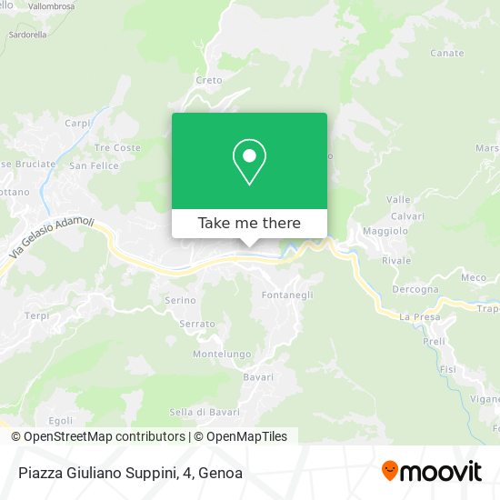 Piazza Giuliano Suppini, 4 map