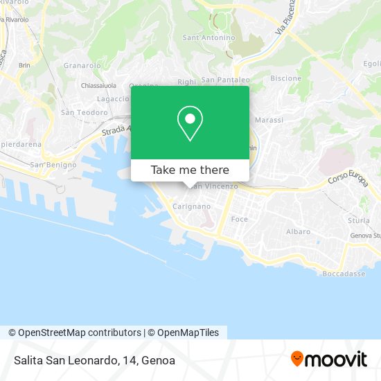 Salita San Leonardo, 14 map