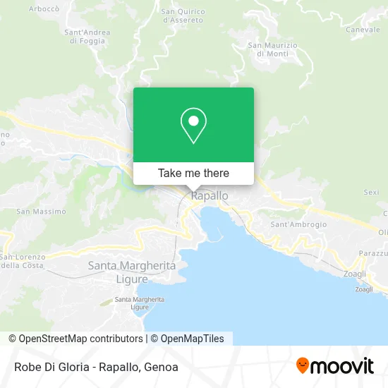 Robe Di Gloria - Rapallo map