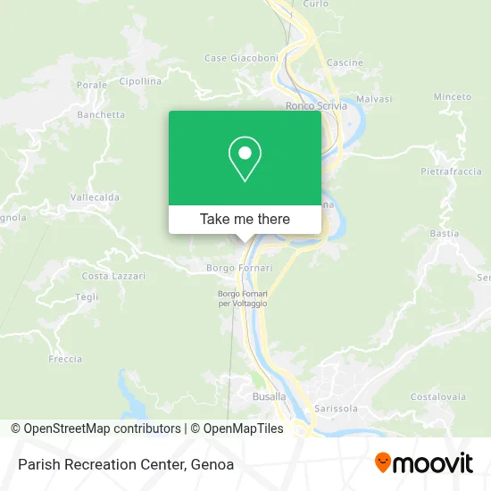 Parish Recreation Center map