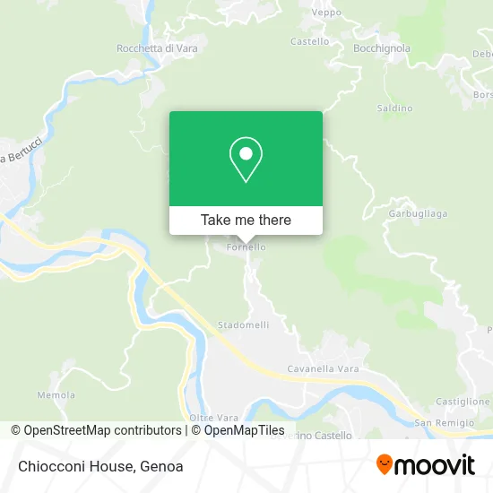 Chiocconi House map