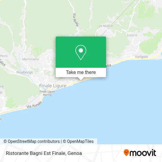 Ristorante Bagni Est Finale map