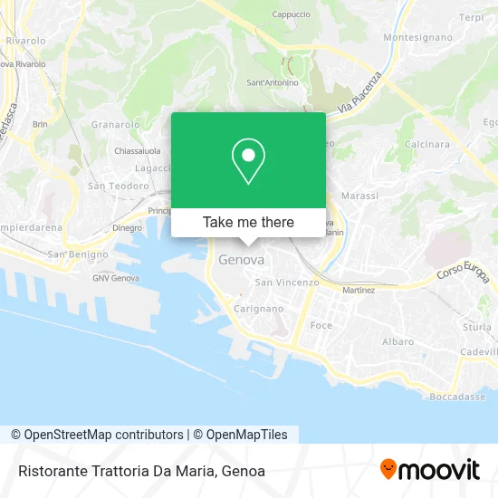 Ristorante Trattoria Da Maria map