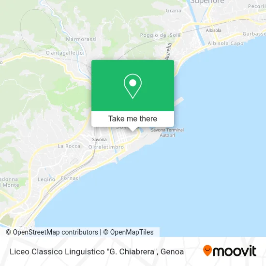 Liceo Classico Linguistico "G. Chiabrera" map
