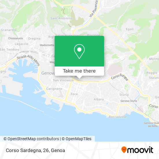 Corso Sardegna, 26 map