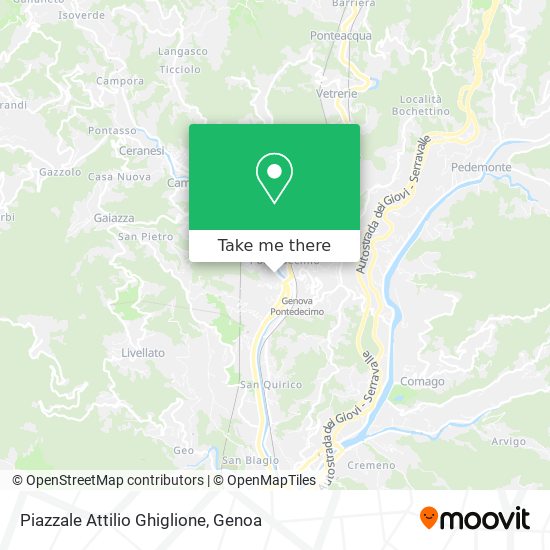 Piazzale Attilio Ghiglione map