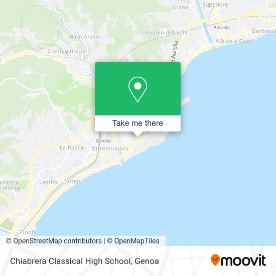 Chiabrera Classical High School map