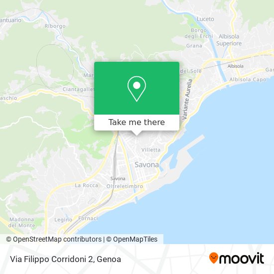 Via Filippo Corridoni 2 map