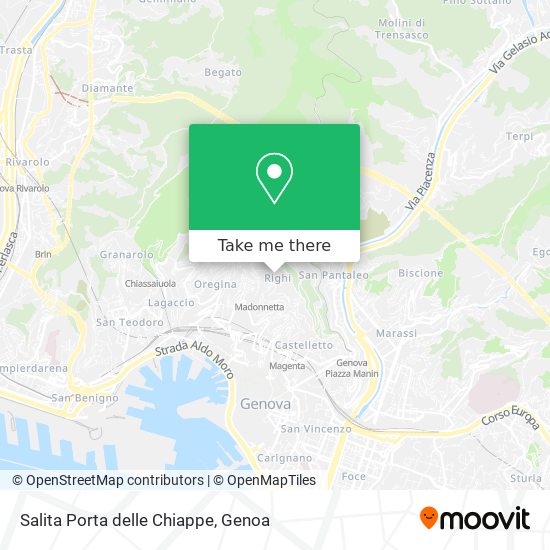 Salita Porta delle Chiappe map