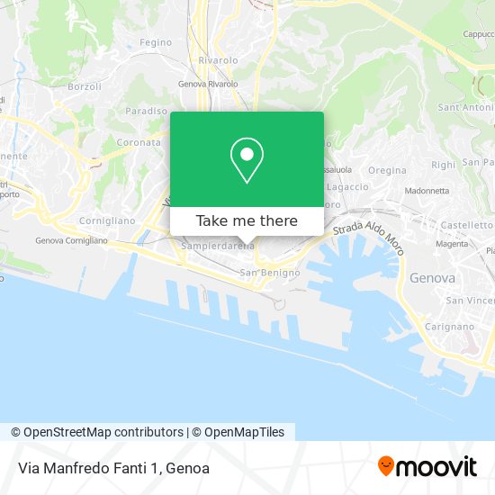 Via Manfredo Fanti 1 map