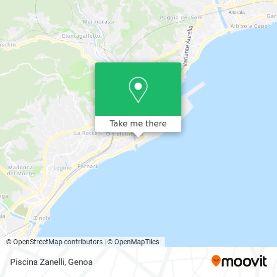 Piscina Zanelli map