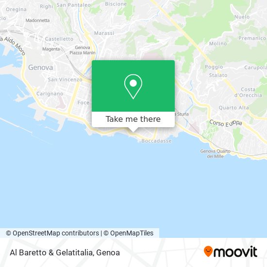 How to get to Al Baretto & Gelatitalia in Genova by or