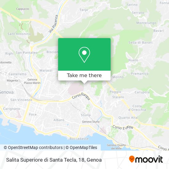 Salita Superiore di Santa Tecla, 18 map