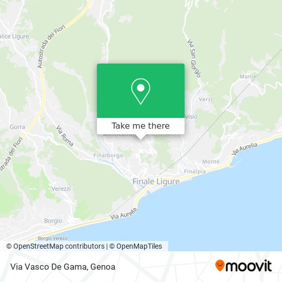 Via Vasco De Gama map