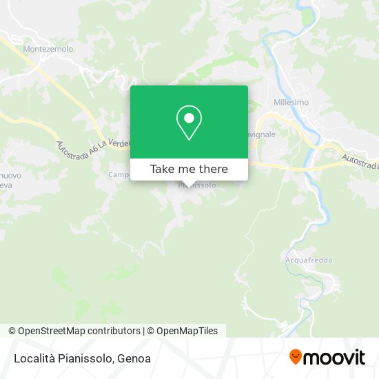 Località Pianissolo map