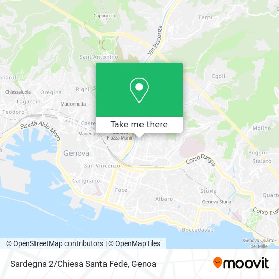 Sardegna 2/Chiesa Santa Fede map