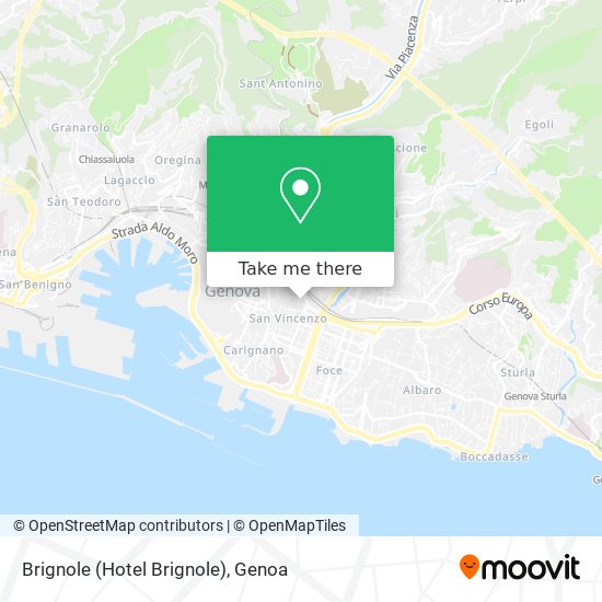 Brignole (Hotel Brignole) map