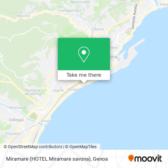 Miramare (HOTEL Miramare savona) map