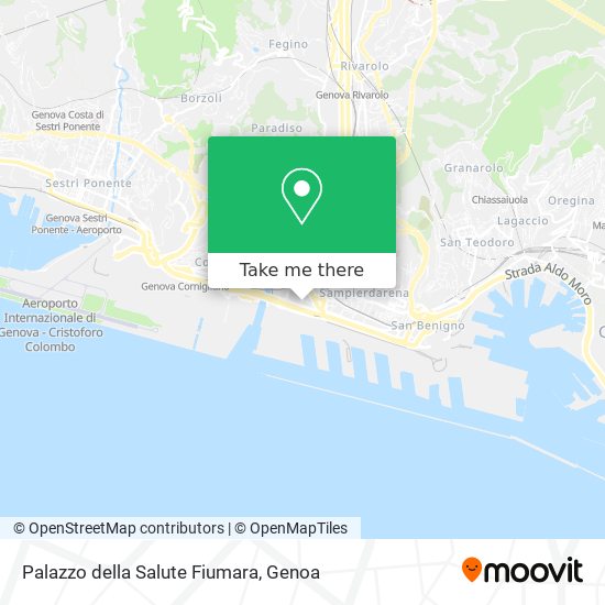 Palazzo della Salute Fiumara map