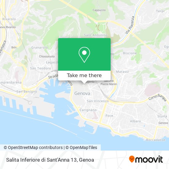Salita Inferiore di Sant'Anna 13 map