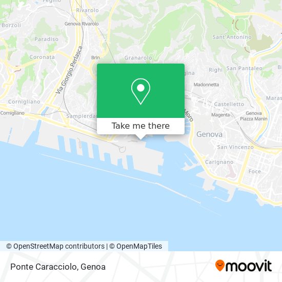 Ponte Caracciolo map