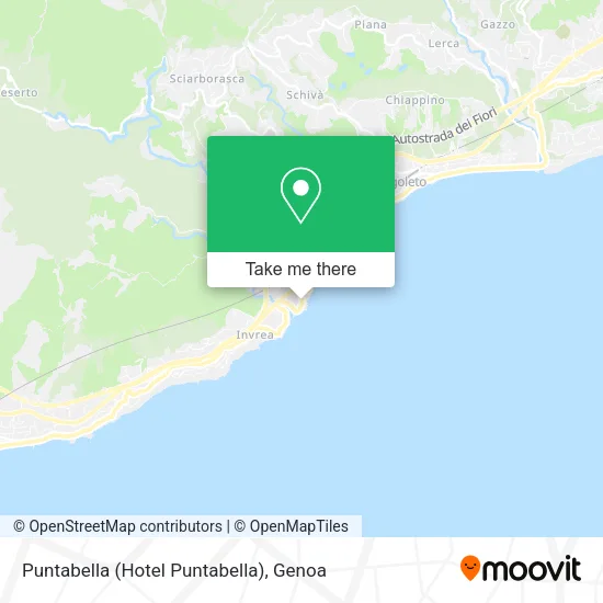 Puntabella (Hotel Puntabella) map