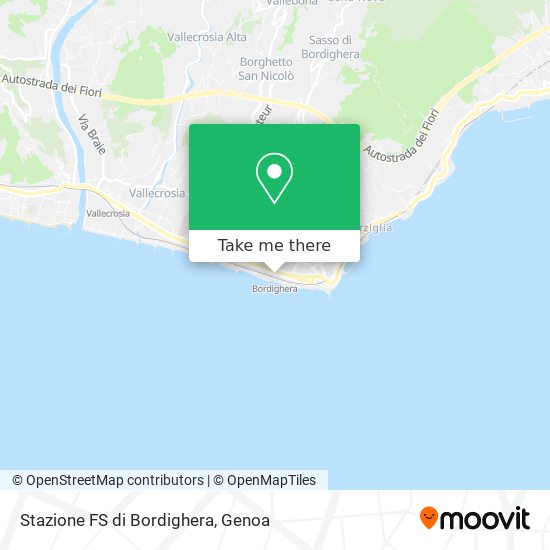 Stazione FS di Bordighera map