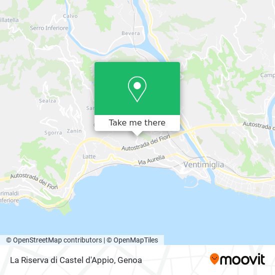 La Riserva di Castel d'Appio map