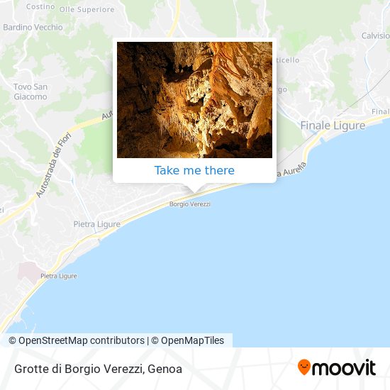 Grotte di Borgio Verezzi map