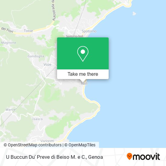 U Buccun Du' Preve di Beiso M. e C. map