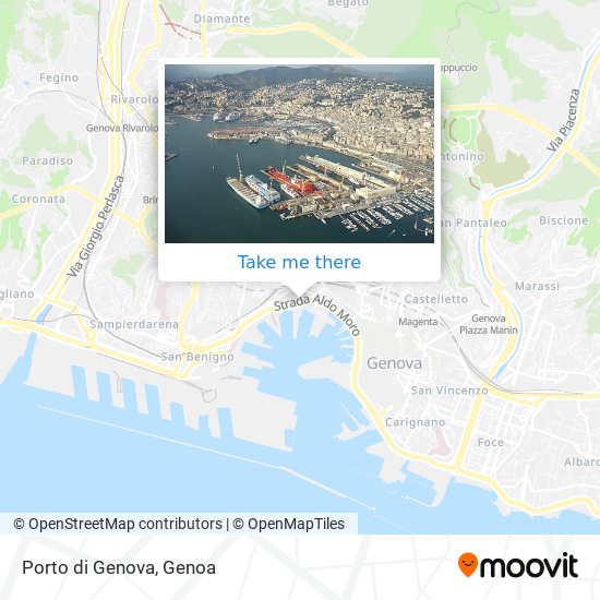 Porto di Genova map