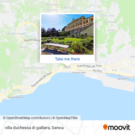 villa duchessa di galliera map