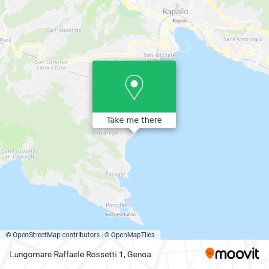 Lungomare Raffaele Rossetti 1 map