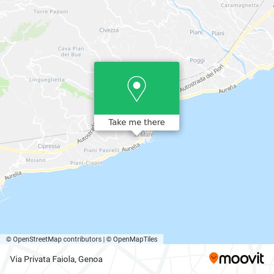 Via Privata Faiola map