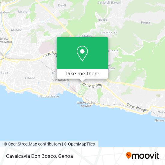 Cavalcavia Don Bosco map