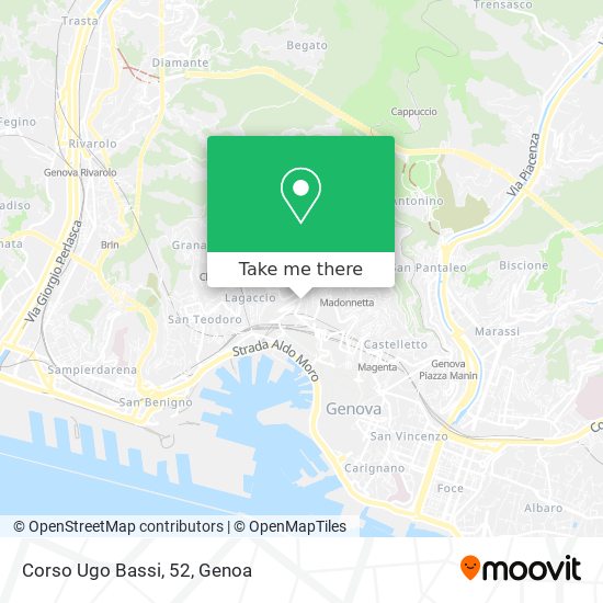 Corso Ugo Bassi, 52 map