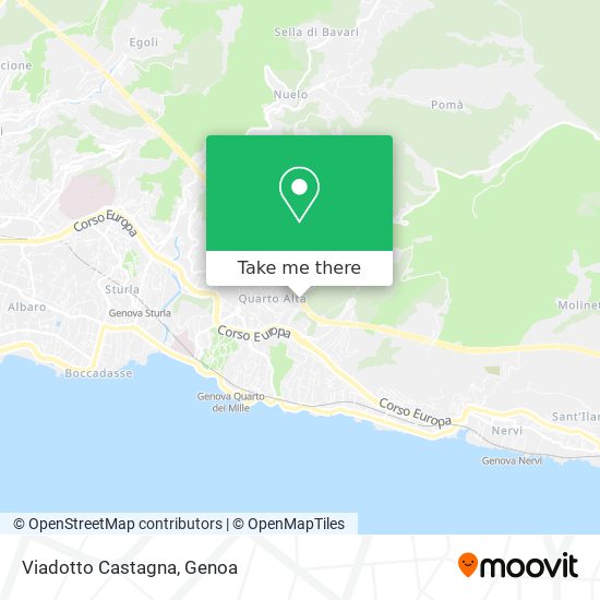 Viadotto Castagna map