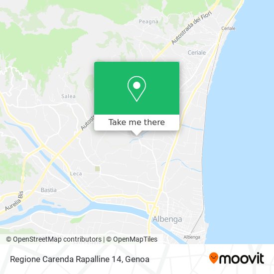 Regione Carenda Rapalline 14 map