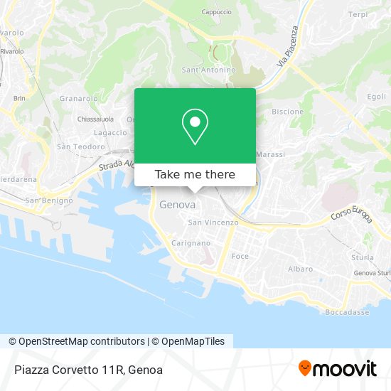 Piazza Corvetto 11R map