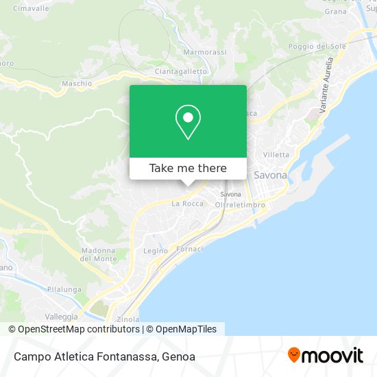 Campo Atletica Fontanassa map