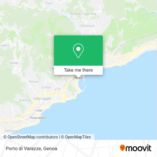 Porto di Varazze map