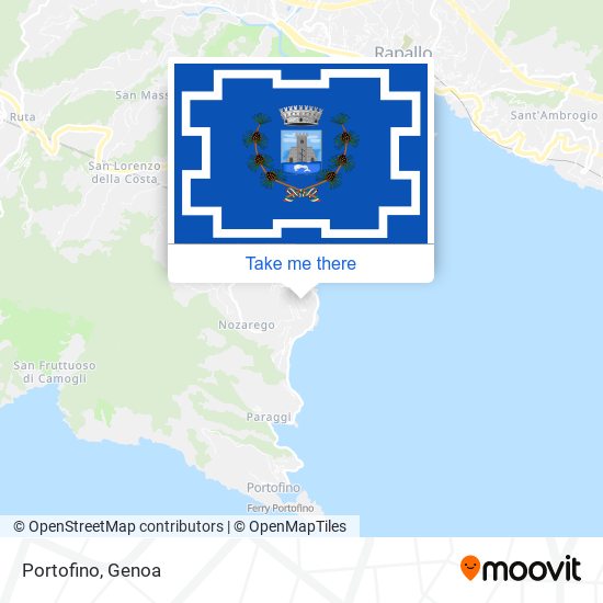 Portofino map