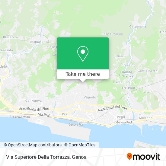Via Superiore Della Torrazza map