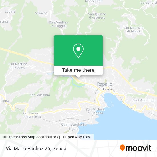 Via Mario Puchoz 25 map