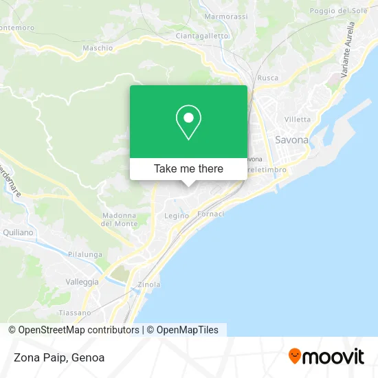 Zona Paip map